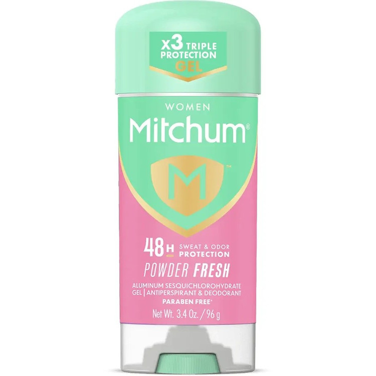 مام ژله ای میچام Mitchum زنانه رایحه Powder Fresh وزن 96 گرم