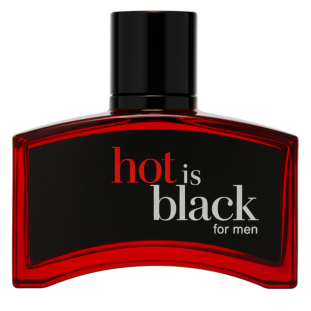 عطر ادکلن مردانه nuparfums@ آمریکایی مدل بلک ایز بلک هات BLACK IS BLACK «HOT» 100ml