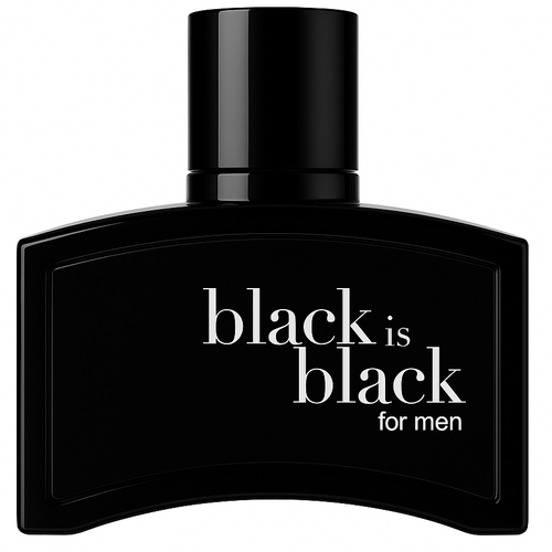 عطر ادکلن مردانه nuparfums@ آمریکایی مدل بلک ایز بلک پورهوم بلک BLACK IS BLACK «pour homme black» 100ml