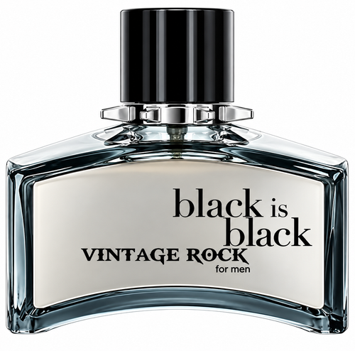 عطر ادکلن مردانه nuparfums@ آمریکایی مدل بلک ایز بلک وینتج راک BLACK IS BLACK «VINTAGE ROCK» 100ml