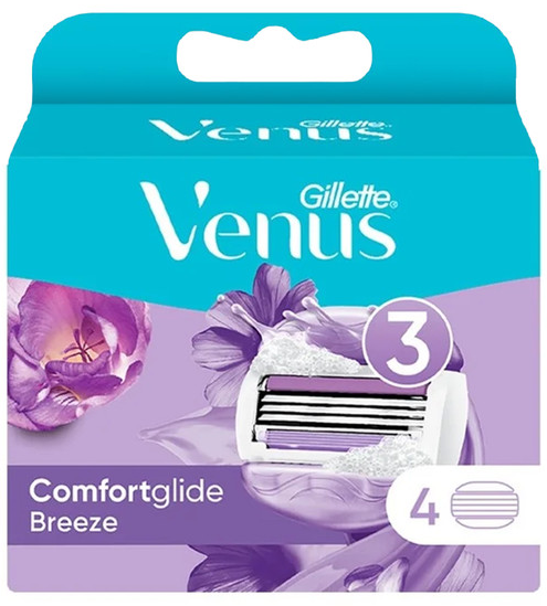 تیغ یدک ژیلت مدل Venus Comfortglide بسته ‏4 عددی