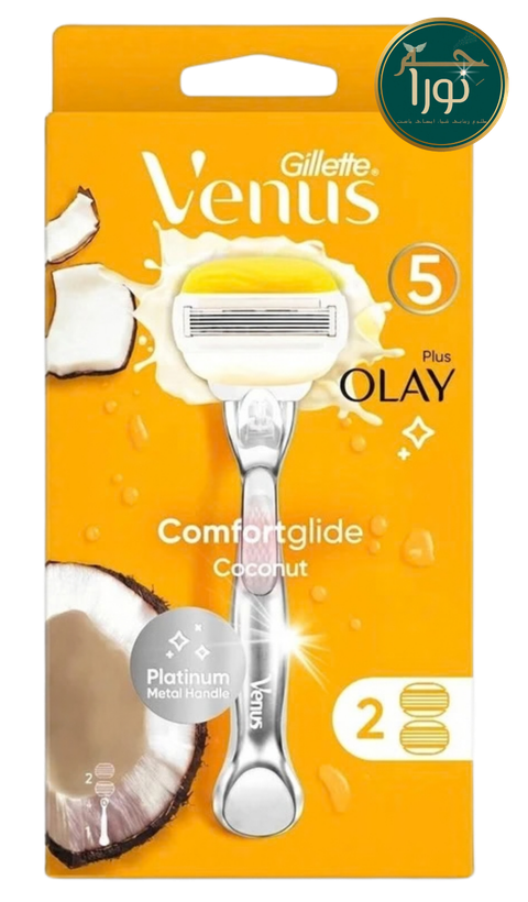 خود تراش ژیلِت مدل ونوس اولای کوکونات سنت Gillette VENUS OLAY Coconut Scent