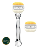 تیغ یدک ژیلِت مدل ونوس اولای کوکونات سنت Gillette VENUS OLAY Coconut Scent بسته 4 عددی